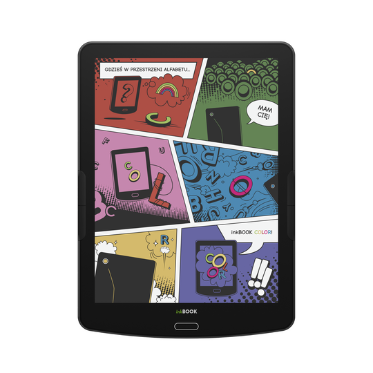 czytnik ebook focus color z komiksem