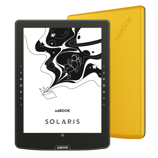 Czytnik ebook inkBOOK Solaris Yellow przód