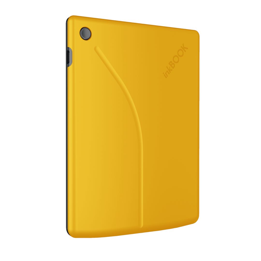 Czytnik ebook inkBOOK Solaris yellow - tył - bok