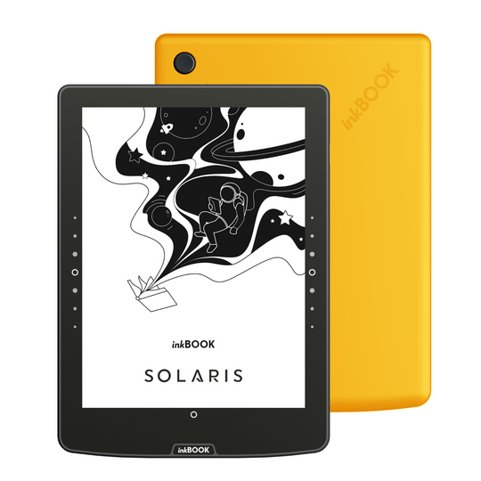 Czytnik ebook inkBOOK Solaris yellow - front