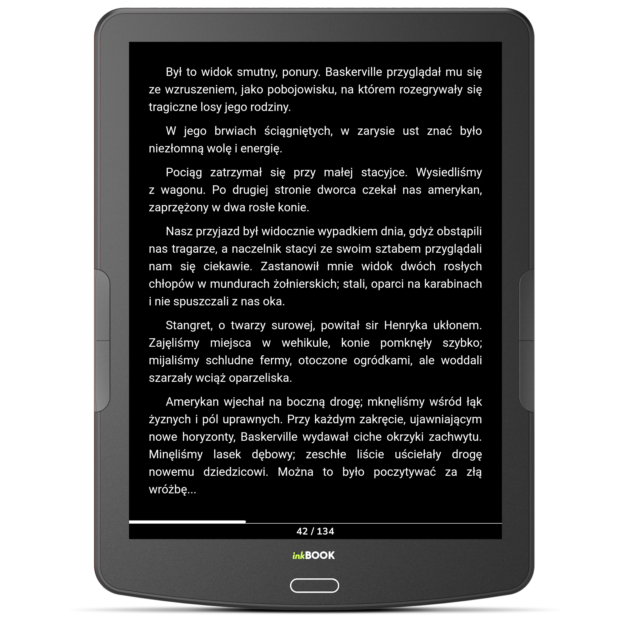 inkbook focus plus tryb ciemny.