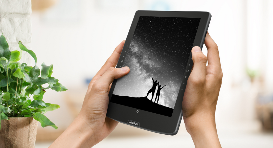 czytnik ebook z personalizowanym wygaszaczem ekranu