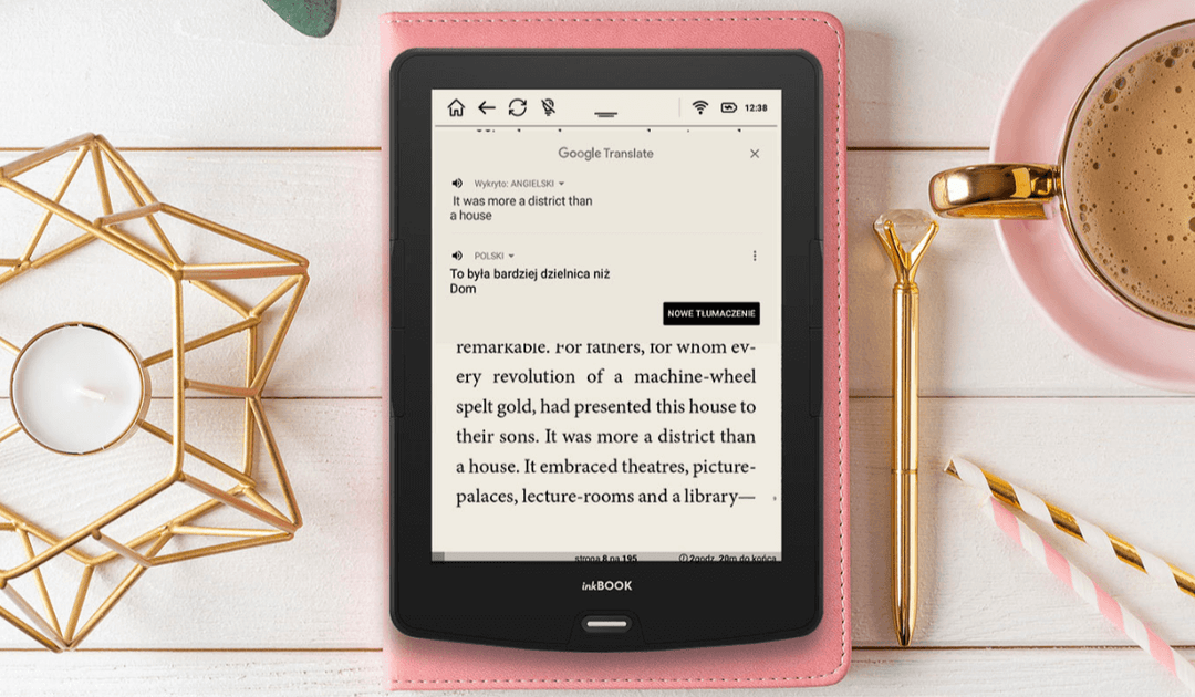 Czytnik ebook z tłumaczem. Sprawdź, jak działa tłumacz Google na czytnikach inkBOOK