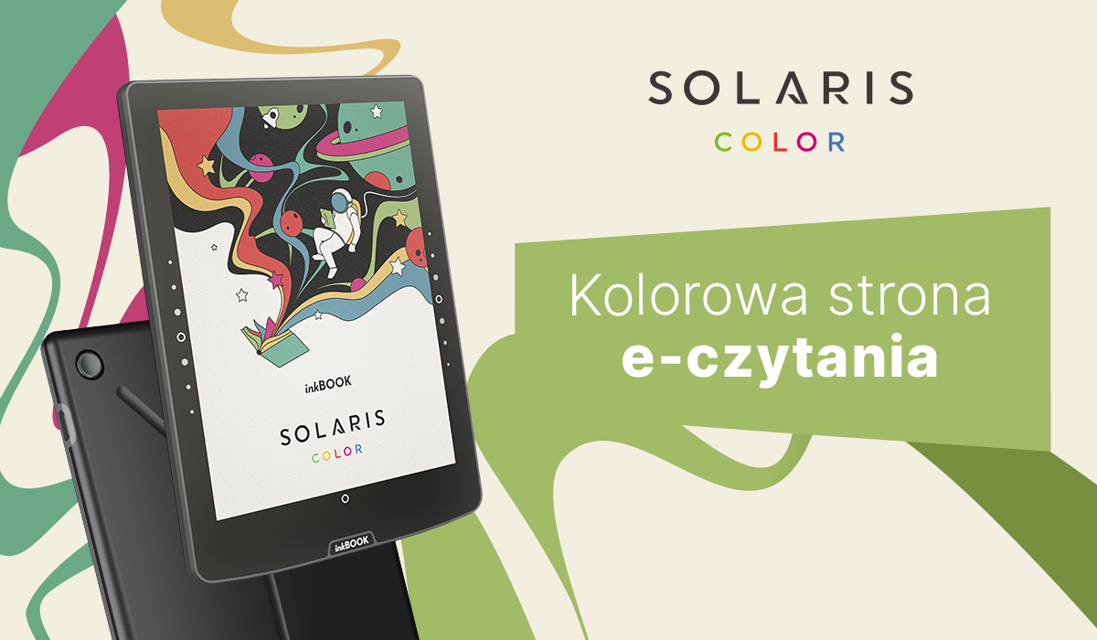 inkBOOK Solaris Color - 6" czytnik e-booków z kolorowym ekranem