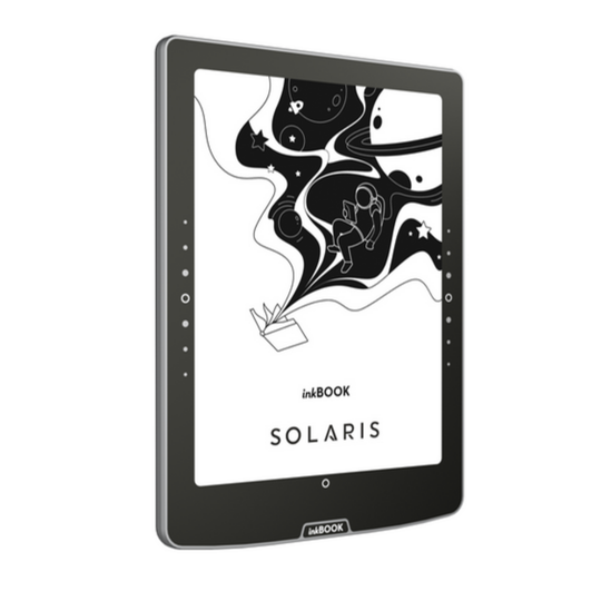 czytnik ebooków inkBOOK Solaris black bok