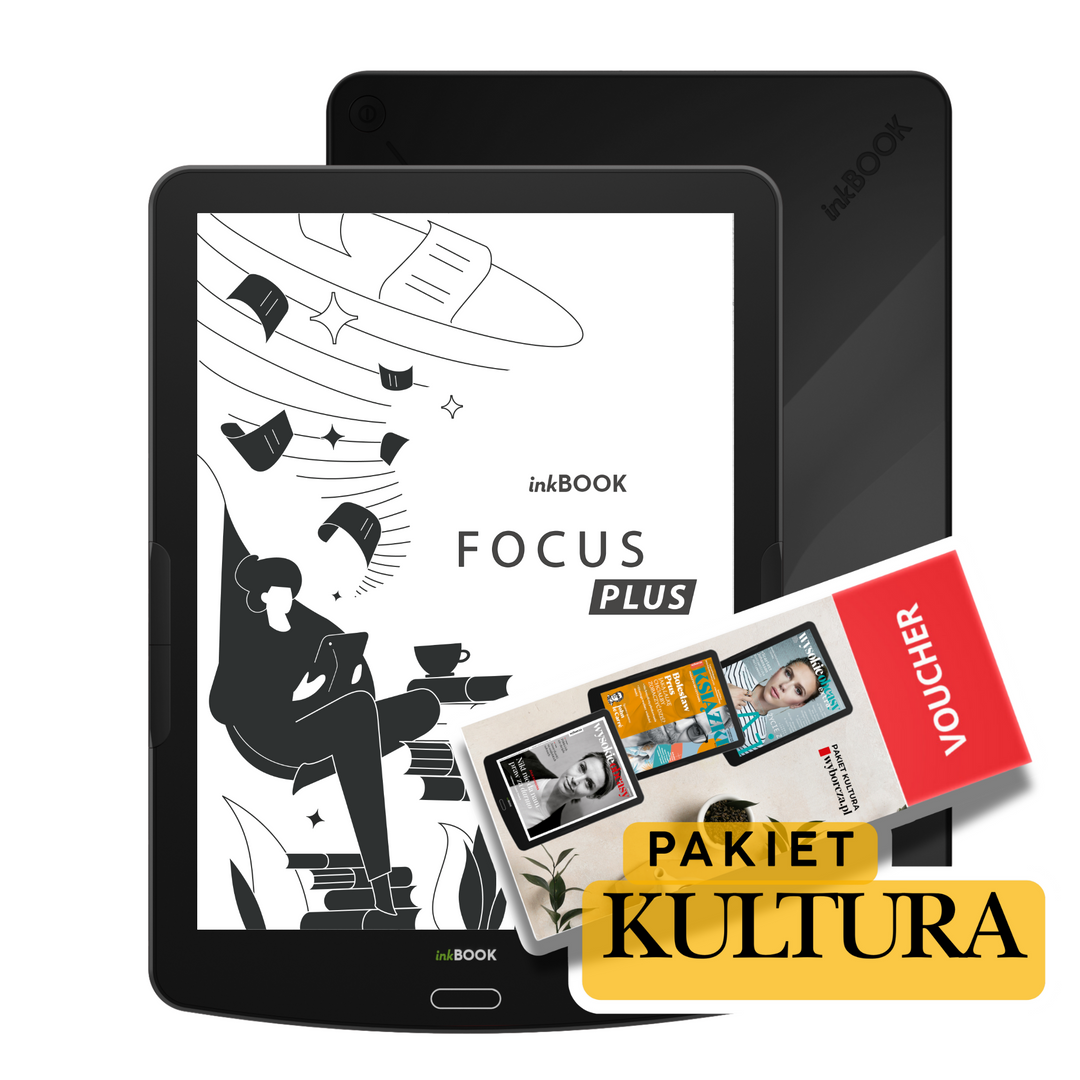 Czytnik inkBOOK Focus Plus + Pakiet KULTURA Wyborcza.pl (m.in.: WO, DF, "Książki")