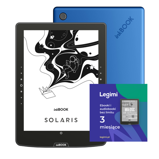 Zestaw inkBOOK Solaris + Voucher Legimi 3 mies. Ebooki i Audiobooki bez limitu