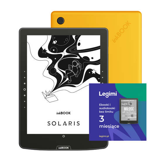 Zestaw inkBOOK Solaris + Voucher Legimi 3 mies. Ebooki i Audiobooki bez limitu