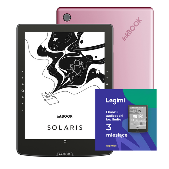 Zestaw inkBOOK Solaris + Voucher Legimi 3 mies. Ebooki i Audiobooki bez limitu