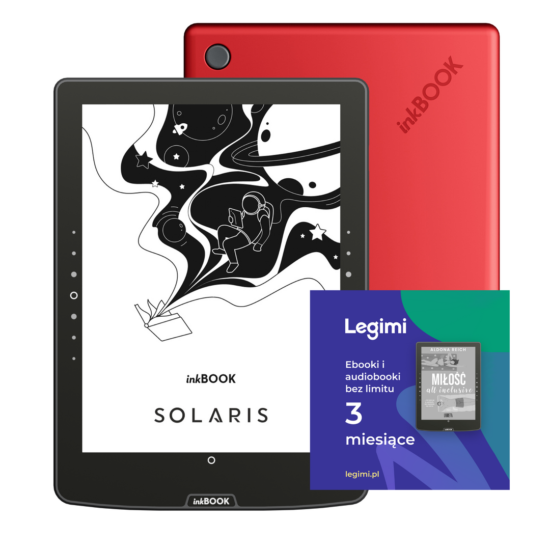 Zestaw inkBOOK Solaris + Voucher Legimi 3 mies. Ebooki i Audiobooki bez limitu