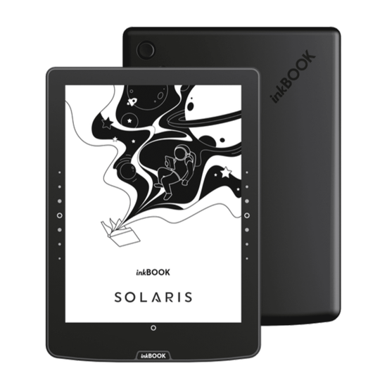 Czytnik ebooków inkBOOK Solaris czarny  z polskim menu, Czytnik inkBOOK Solaris odporny na zachlapania.