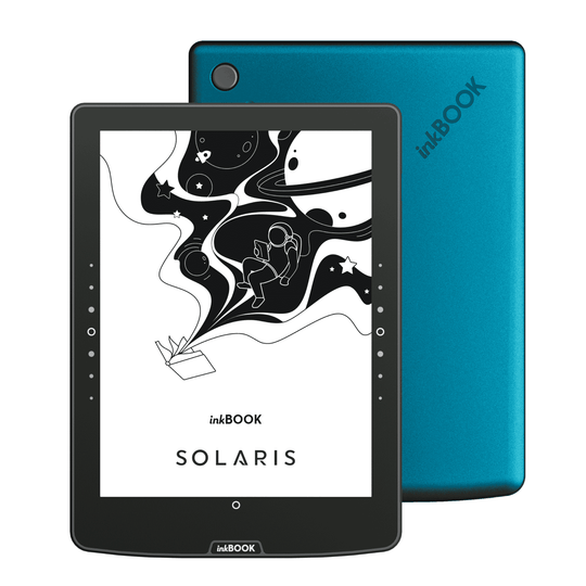 inkBOOK Solaris ocean czytnik e-booków z polskim menu, Czytnik inkBOOK Solaris odporny na zachlapania.