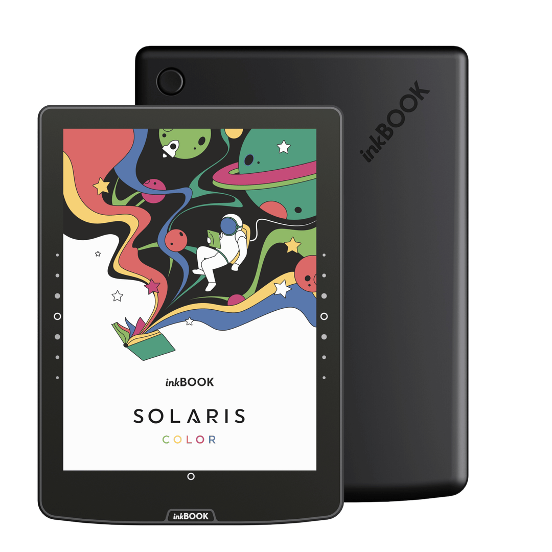 Czytnik e-booków inkBOOK Solaris Color z kolorowym ekranem.
