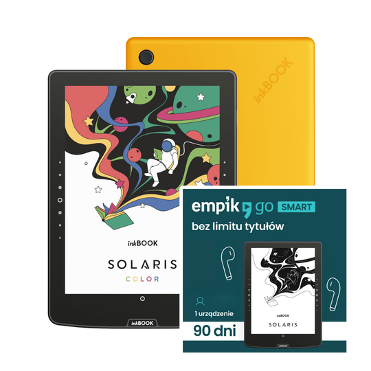 Czytnik ebooków inkBOOK Solaris Color yellow z empik go 3 mies.