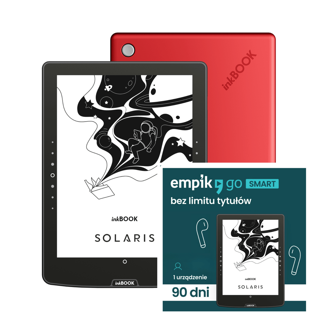 Czytnik ebook Solaris Red z voucherem Empik Go 90 dni