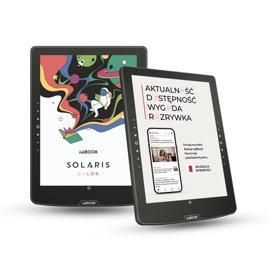 Czytnik ebook inkBOOK Solaris Color | Wyborcza Promo |