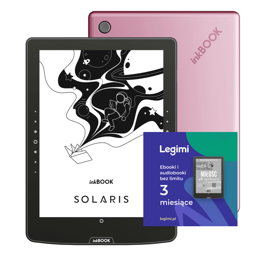 Czytnik ebooków inkBOOK Solaris 6" Legimi pink