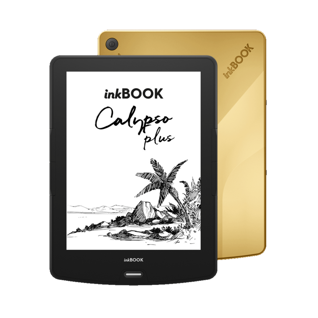 czytnik ebooków inkBOOK calypso plus gold fornt