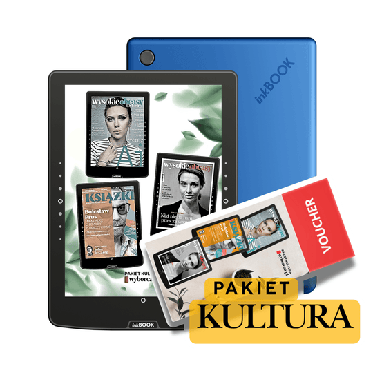 Czytnik inkBOK Solaris Color z voucherem wyborcza blue