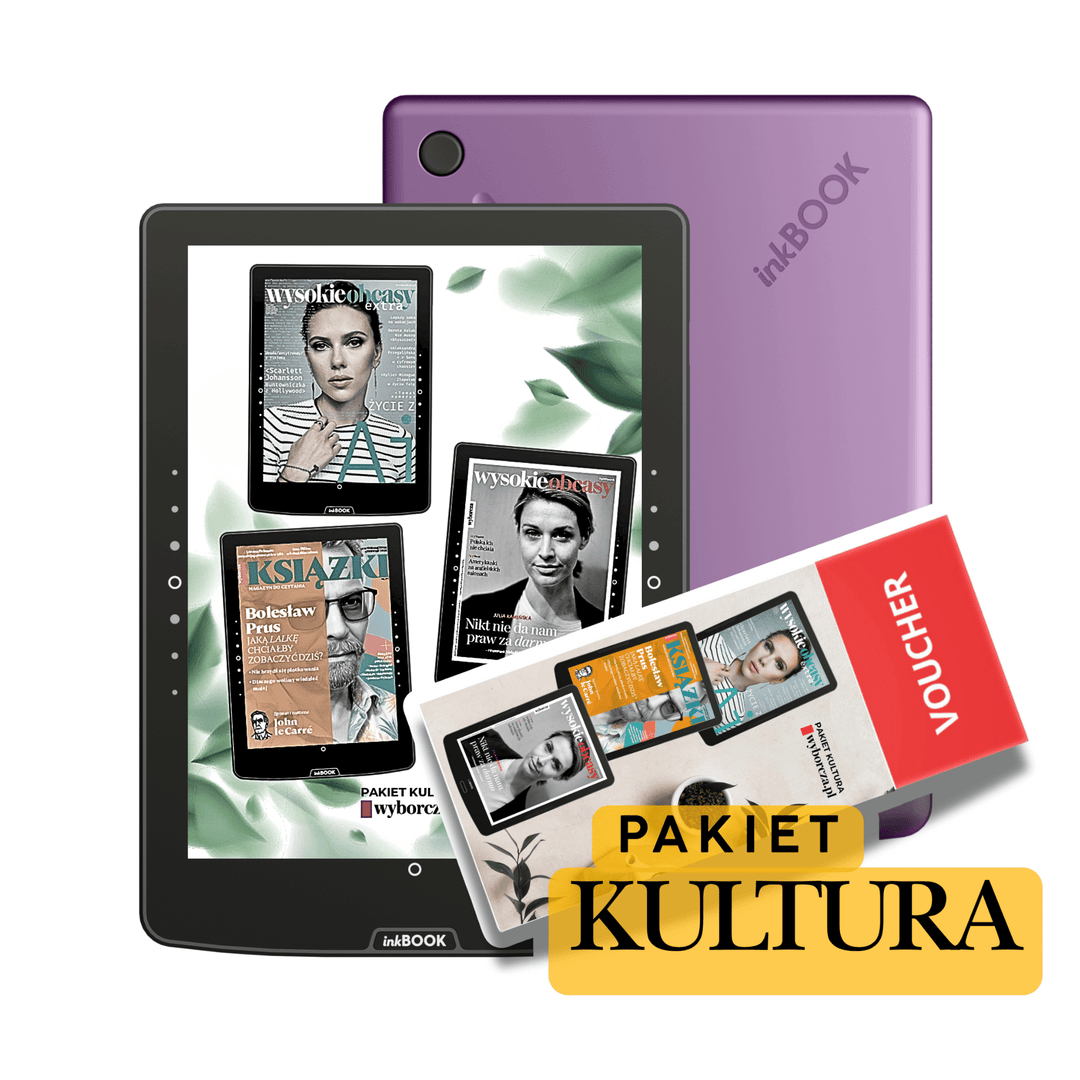 Czytnik inkBOK Solaris Color z voucherem wyborcza violet