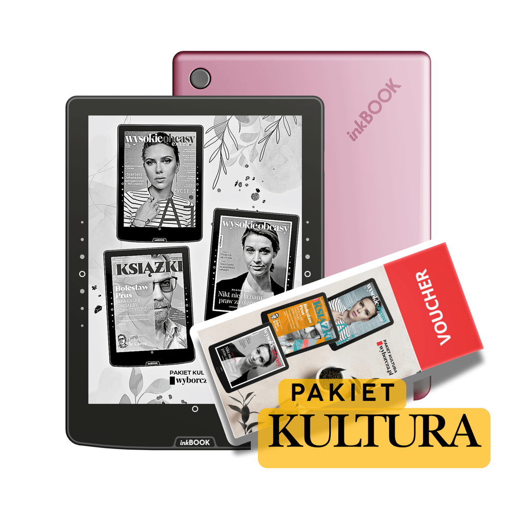 Czytnik inkBOOK Solaris z Wybircza.pl, pink