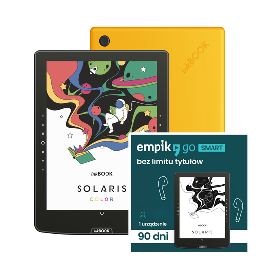 Zestaw inkBOOK Solaris Color + Voucher Empik Go Smart 3 mies. Ebooki i Audiobooki bez limitu