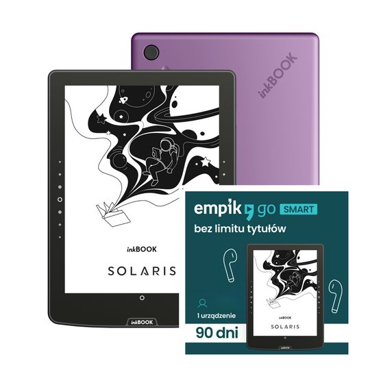 Zestaw inkBOOK Solaris + Voucher Empik Go Smart 3 mies. Ebooki i Audiobooki bez limitu