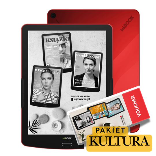 Czytnik inkBOOK Focus Plus + Pakiet KULTURA Wyborcza.pl (m.in.: WO, DF, "Książki")