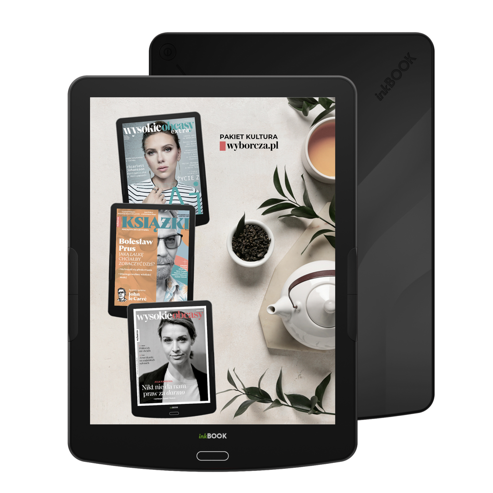 Czytnik inkBOOK Focus Color + Pakiet KULTURA Wyborcza.pl (m.in.: WO, DF, "Książki")