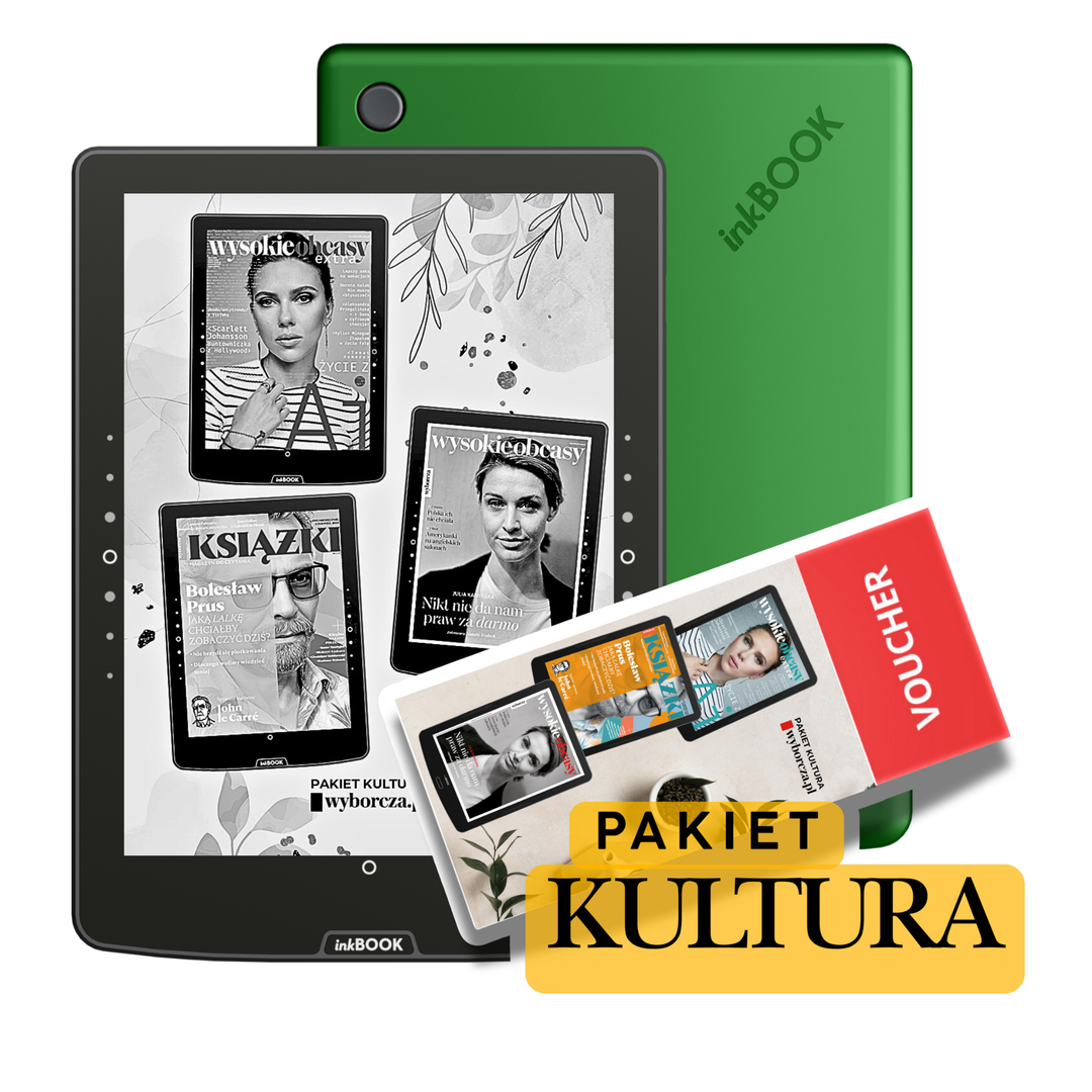 Czytnik inkBOOK Solaris + Pakiet KULTURA Wyborcza.pl (m.in.: WO, DF, "Książki")
