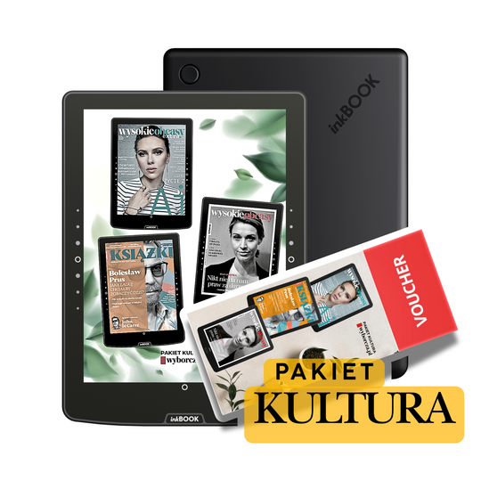 Czytnik inkBOOK Solaris Color + Pakiet KULTURA Wyborcza.pl (m.in.: WO, DF, "Książki")