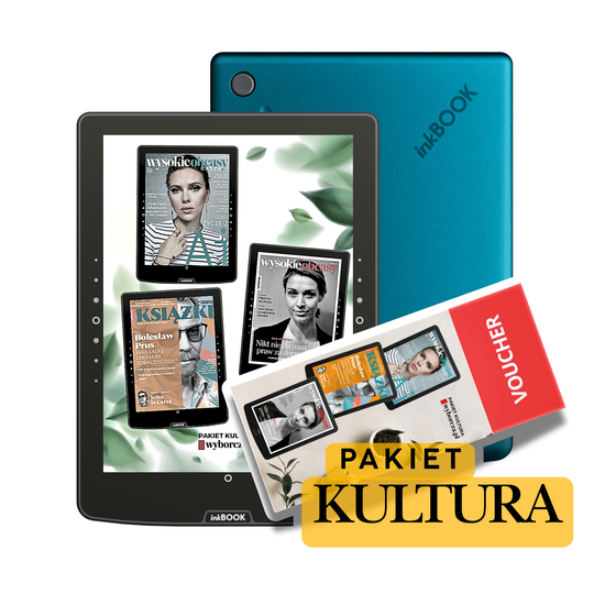 Czytnik inkBOOK Solaris Color + Pakiet KULTURA Wyborcza.pl (m.in.: WO, DF, "Książki")