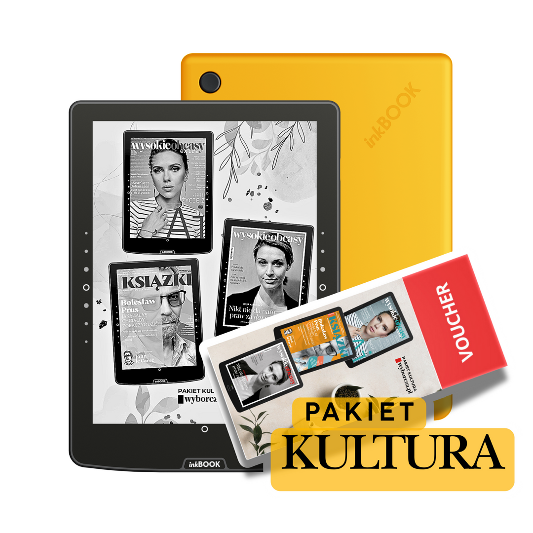 Czytnik inkBOOK Solaris + Pakiet KULTURA Wyborcza.pl (m.in.: WO, DF, "Książki")