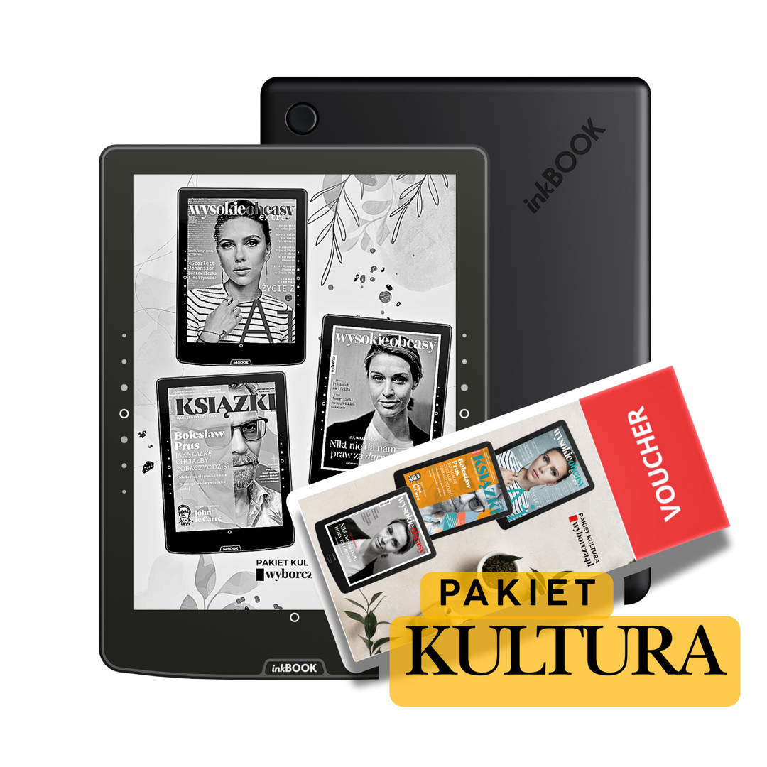 Czytnik inkBOOK Solaris + Pakiet KULTURA Wyborcza.pl (m.in.: WO, DF, "Książki")