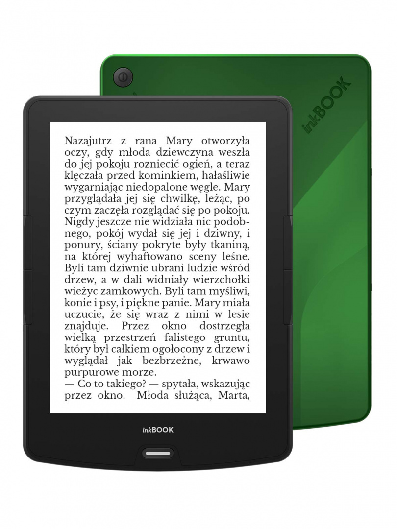 inkbook zielony czytnik ebooków